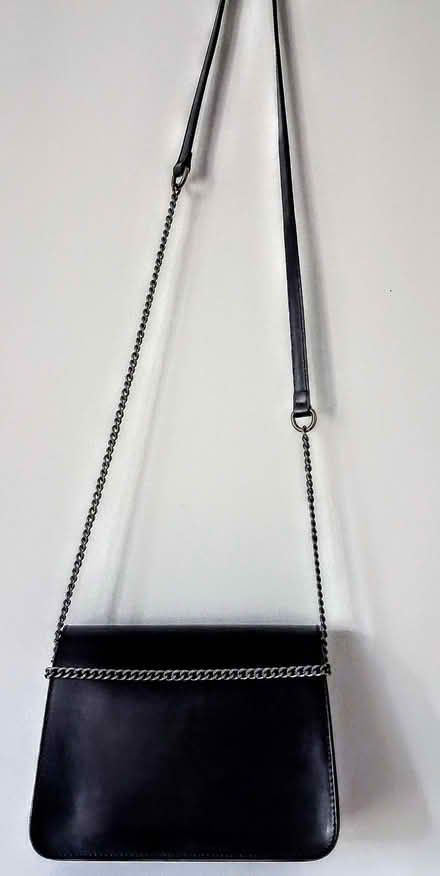 Photo of free Navy blue leather handbag (Bellevue EH7) #2