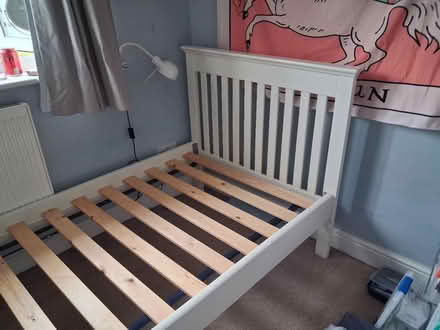 Photo of free Solid wood single bed frame (Bicton Heath SY3) #1
