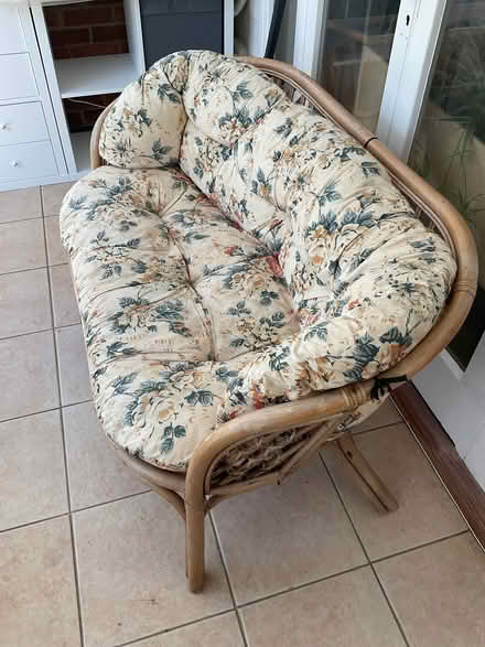 Photo of free Cane sofa (Thorpe St Andrew NR7) #2