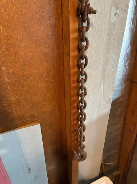 Photo of free Rusty tow hooks and chain (Severna Park) #2