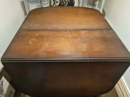 Photo of free Old wooden drop leaf table (Woodseats S8) #1