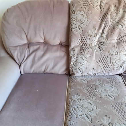 Photo of free Three seater settee (Fleetwood) #2