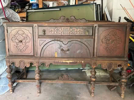 Photo of free Antique buffet/sideboard (Barrington/FRG) #1