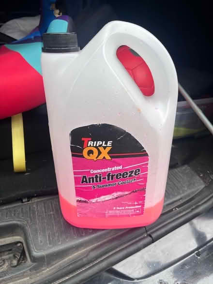 Photo of free Engine Anti-freeze and summer coolant (Gorse Hill M16) #1