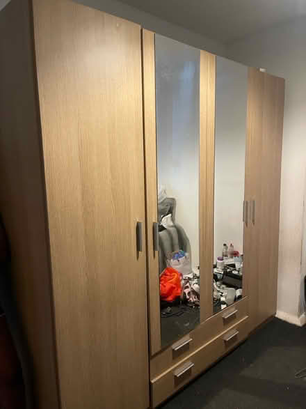 Photo of free Large Wardrobe with Mirrors (Bilston WV14) #1