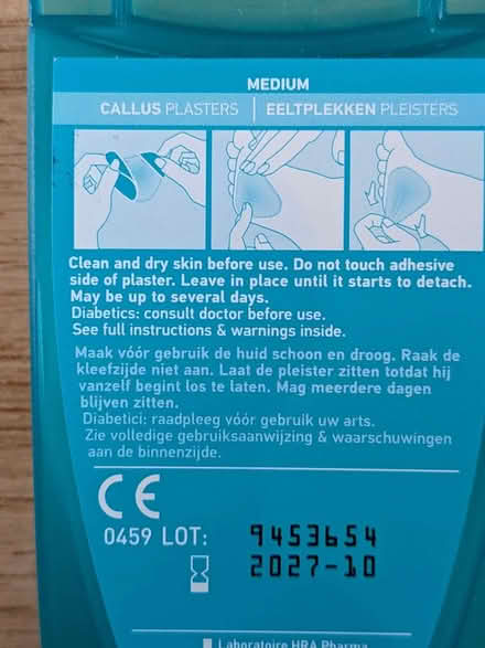 Photo of free Compeed Callus Plasters (Fulwood S10) #2