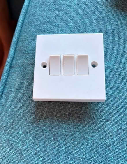 Photo of free 1 x triple light switch (Waterlooville PO8) #1