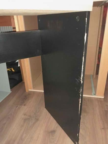 Photo of free Wooden desk painted black (Sandylands morecambe LA3) #4
