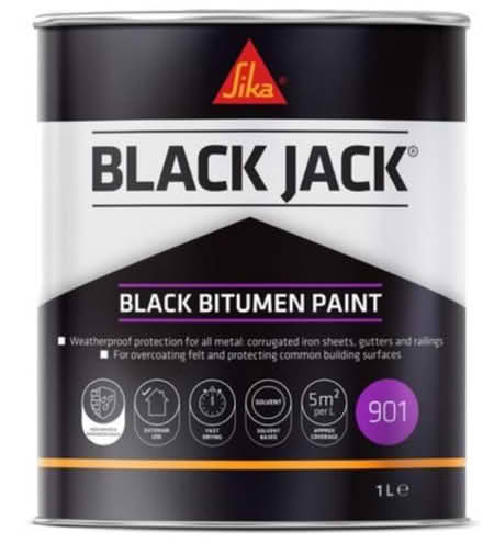 Photo of Black jack bitumen paint (chesterfield S41) #1