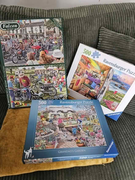 Photo of free 500 piece jigsaws. All complete. (Harbury CV33) #1