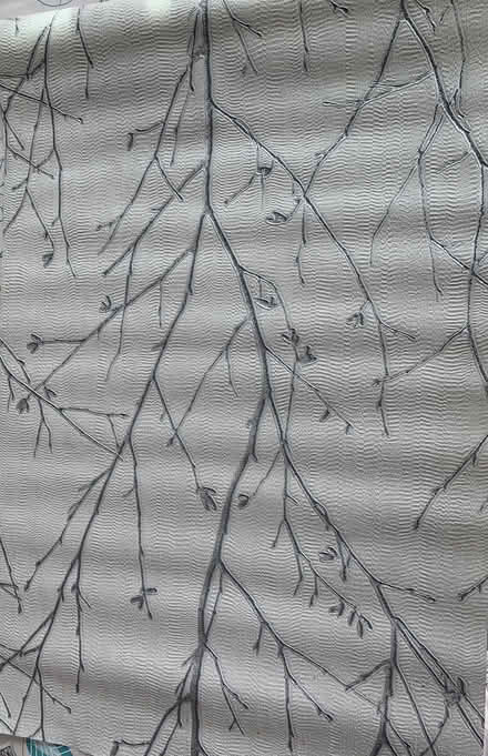 Photo of free One and half(ish) rolls of tree silvery grey wallpaper (Warden Hill GL51) #1