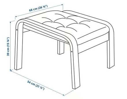 Photo of free IKEA Poang Footstool (West Kensington W14) #4