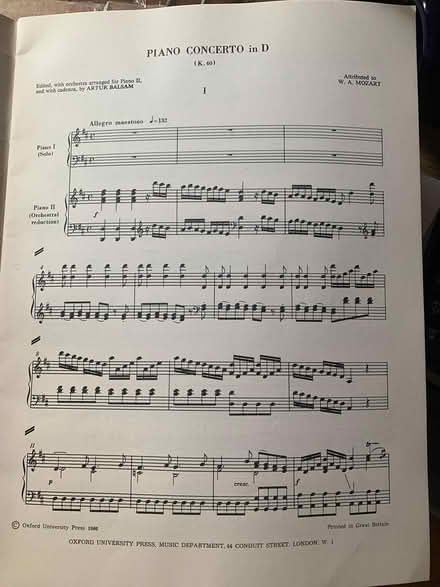 Photo of free Mozart Piano Concerto K.40 (Briarwood, Queens) #2