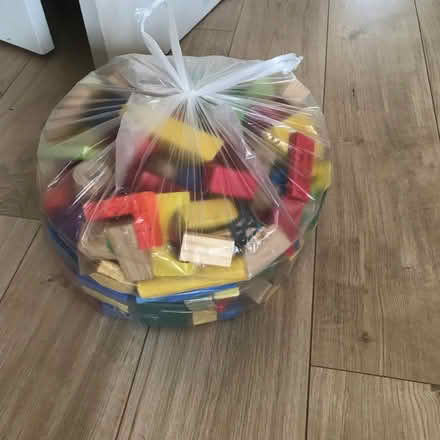 Photo of free Big bag of assorted wooden blocks (Stanton harcourt OX29) #1