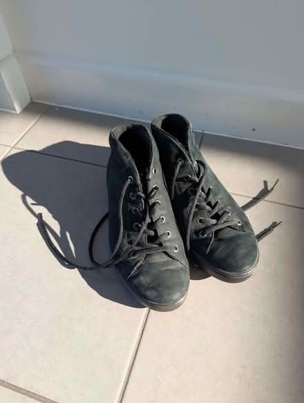 Photo of free Almost new black Ecco shoes - size 5 (West Kensington W14) #1
