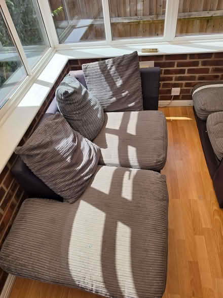 Photo of free Black grey sofa (Abingdon-on-Thames OX14) #2