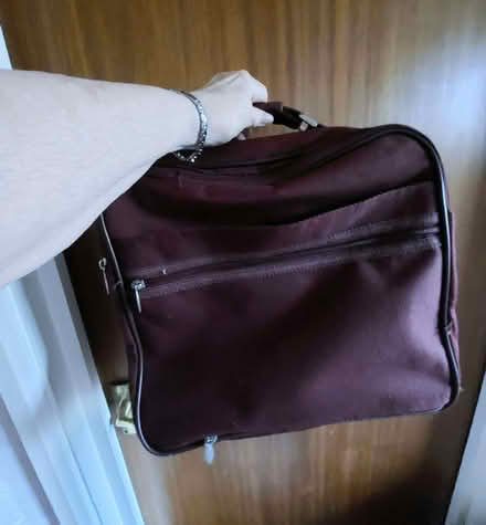 Photo of free Burgundy Bag with zip pockets and shoulder strap and handle (Langdon Hills SS16) #1