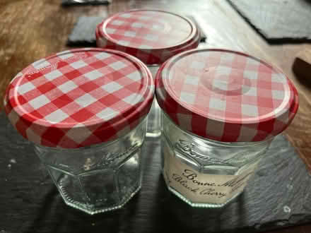 Photo of free 11 Bonne Maman jam jars (East Oxford OX4) #1