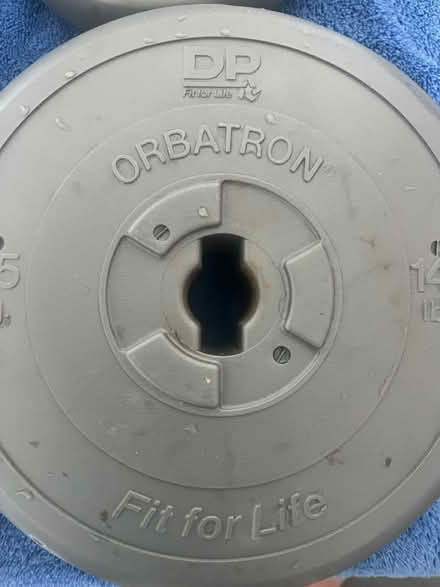 Photo of free DP Orbatron weights for Bar/Dumbell (Bushey WD23) #2