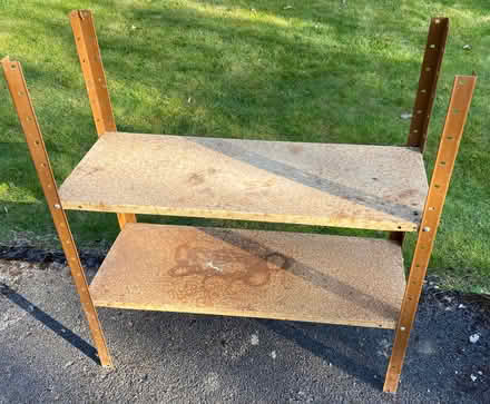 Photo of free Metal shelf rack (Old Slade KT16) #1