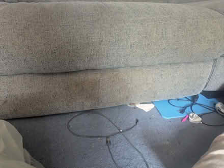 Photo of free Grey manual recliner sofa (Maesycwmmer CF82) #4