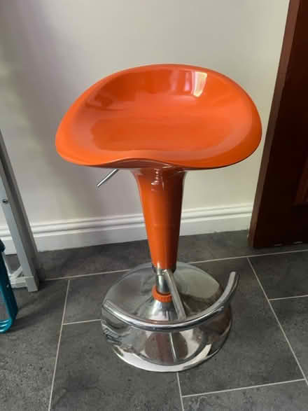 Photo of free Orange bar stool (Sefton Park L17) #2