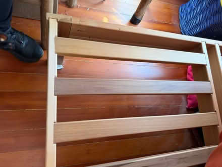 Photo of free Double Wooden Bed Frame plus (Oakland near lake Merritt) #3