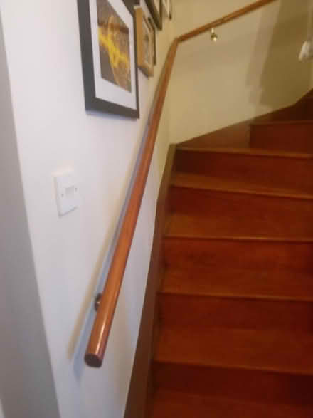Photo of free Three wooden hand rails (Dursley GL11) #1