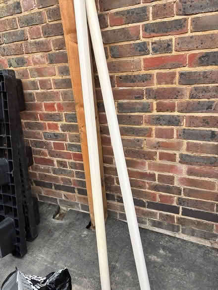 Photo of free Curtain pole. Rings & fixings (Middleton) #1