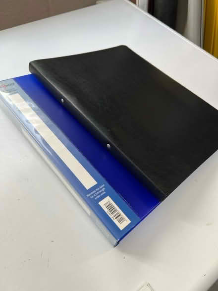 Photo of free 2 plastic ring binders (Westbrook WA5) #1