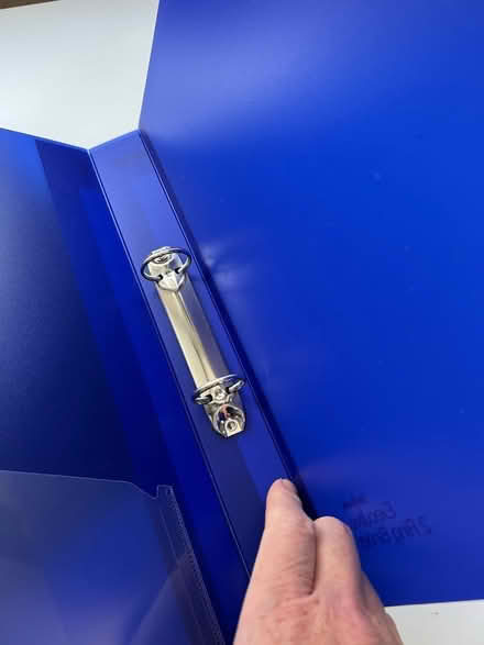 Photo of free 2 plastic ring binders (Westbrook WA5) #3