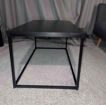 Photo of free Black Wooden Coffee Table (Congleton) #2