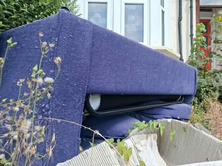 Photo of free Blue sofabed (South Croydon CR2) #1
