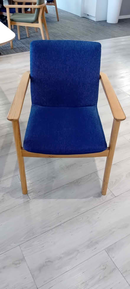 Photo of free Blue arm chair (East Croydon CR0) #1