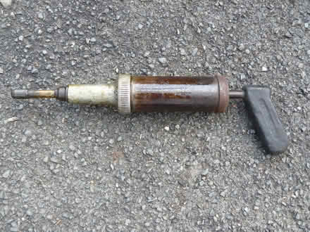 Photo of free Vintage/antique metal grease gun for cars (Kempsey WR5) #1