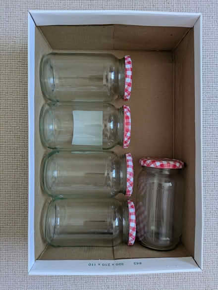 Photo of free 5 Brand New Jam-Jars for making whatever! (Old Woking GU22) #1
