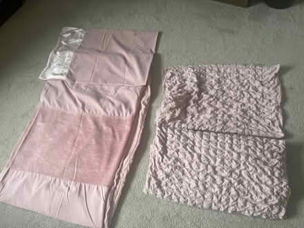 Photo of free Two pink single bedding sets (Bowerham LA1) #1