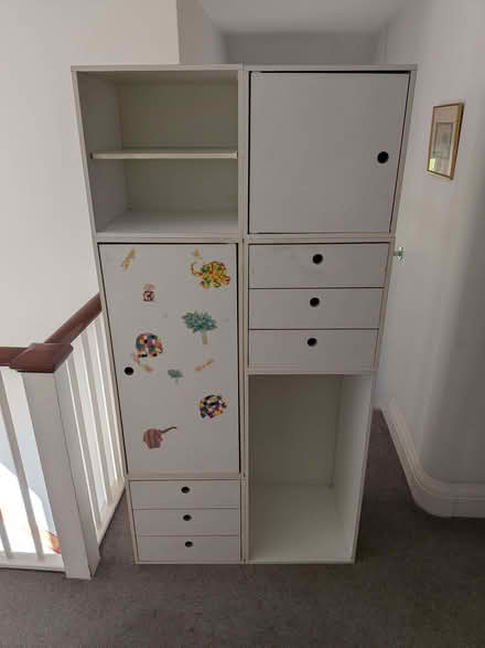 Photo of free White cube storage units (Old Road OX3) #1