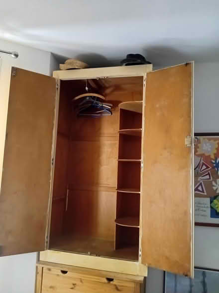 Photo of free Wooden wardrobe (Worlds End SW10) #3