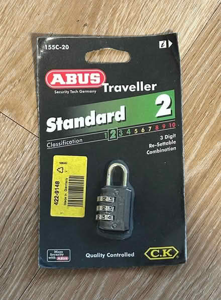 Photo of free Small combination padlock - unused (Dorking RH4) #1