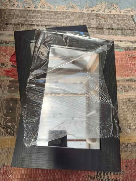 Photo of free Black framed 2 small mirrors (Romford RM1) #1