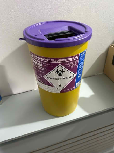 Photo of free Sharps container (Old Heath CO2) #1