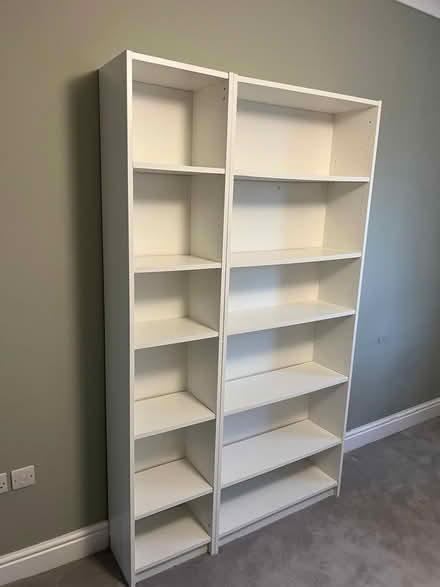 Photo of free IKEA bookcase white 40×28×202 cm (Kilburn Park NW6) #1
