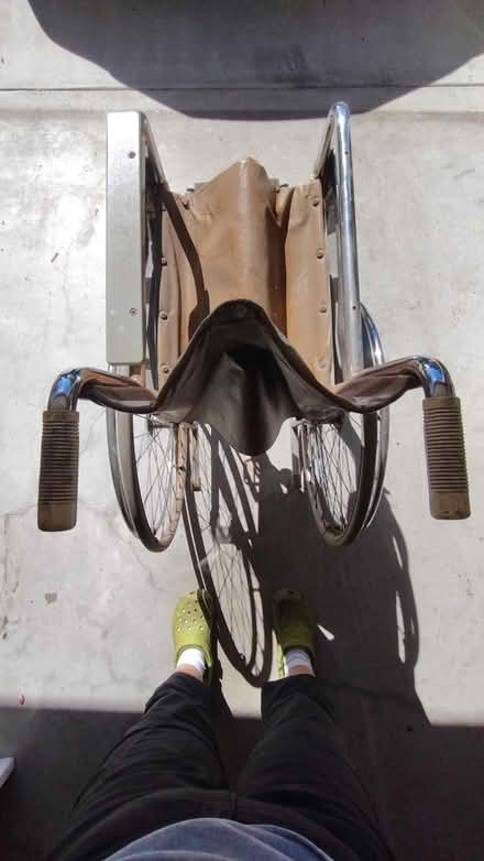 Photo of free Old wheelchair (Cupertino near the post office) #1
