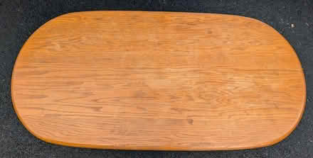 Photo of free Light Wood Oval Coffee Table (Melrose Highlands) #1