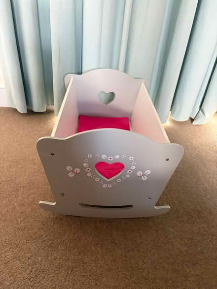 Photo of free Baby doll cot (Surbiton) #2