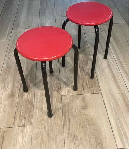 Photo of free 2 x stools - excellent condition (Surbiton KT6) #1
