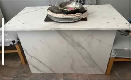 Photo of free Dining table base marble effect (Coley RG1) #2