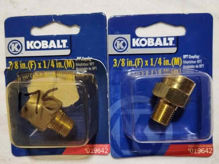 Photo of free (2) Kobalt Brass HPT Couplers (Saugus) #1
