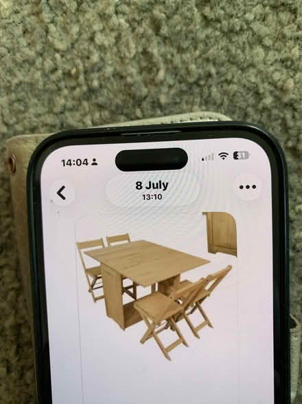 Photo of free Dinning room table in box with instructions (Chessington KT9) #1